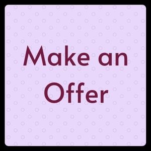 Make an offer! 15% off 2 or more items! Just use the bundle feature.